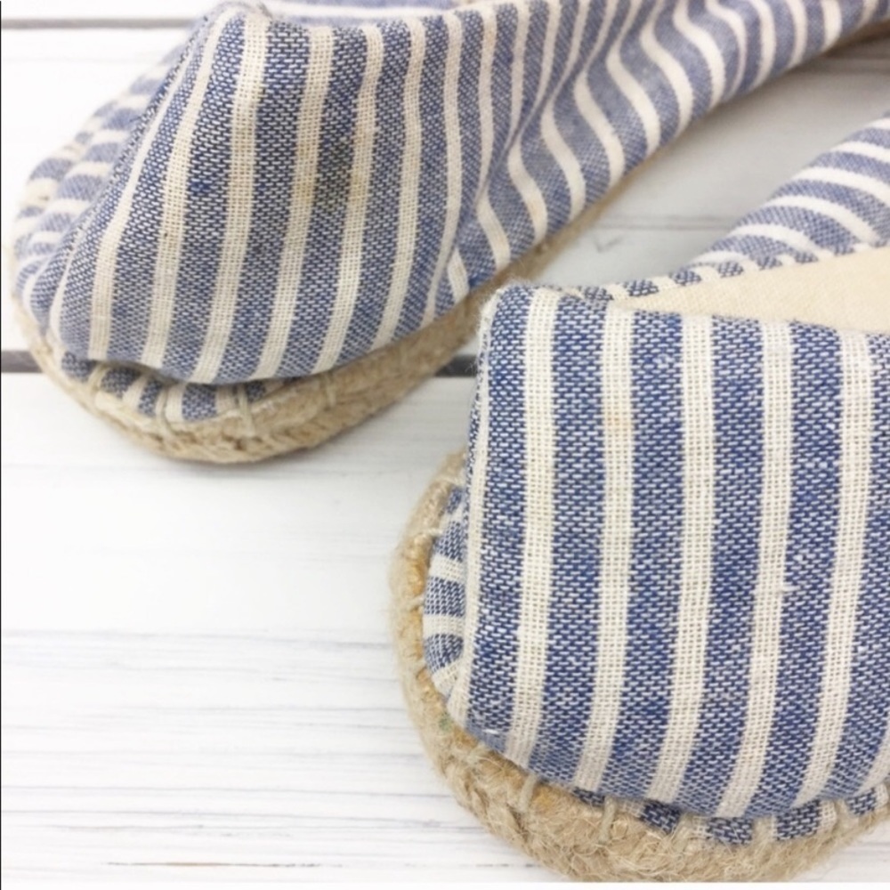 Splendid Nautical Stripe Espadrille Sandals 8.5 - Picture 6 of 8
